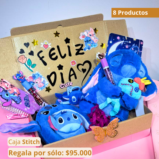 Caja Premium Stitch x8 Productos INCLUYE PELUCHE